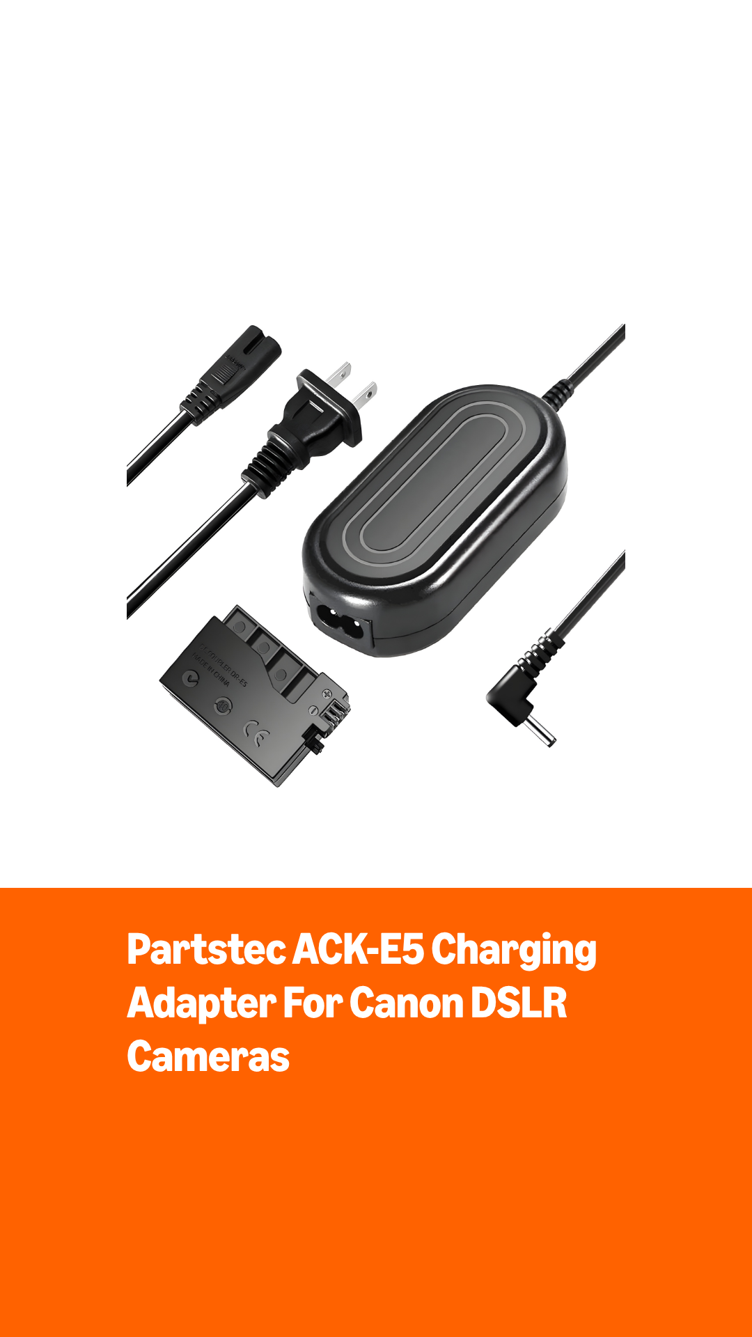 Amazon.com : TKDY LP-E5 Dummy Battery, ACK-E5 AC Power Adapter Kit